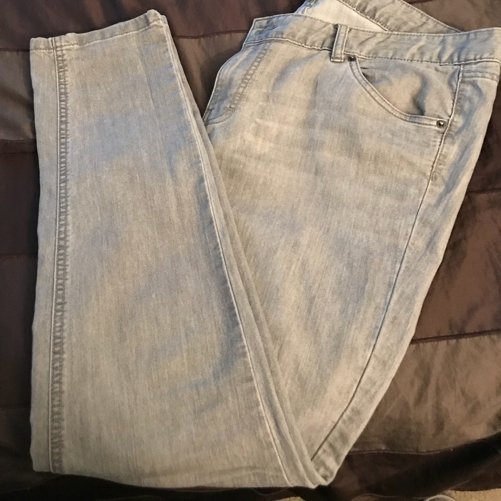 Gray jeans